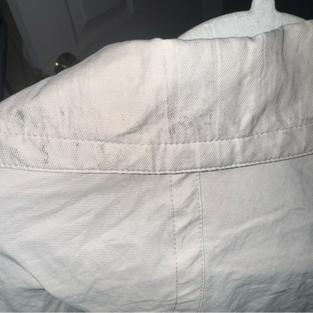 J Jill Rain Trench Crinkle Coat Sz M